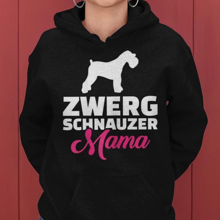 Miniature Schnauzer Mama Kapuzenpullover für Damen