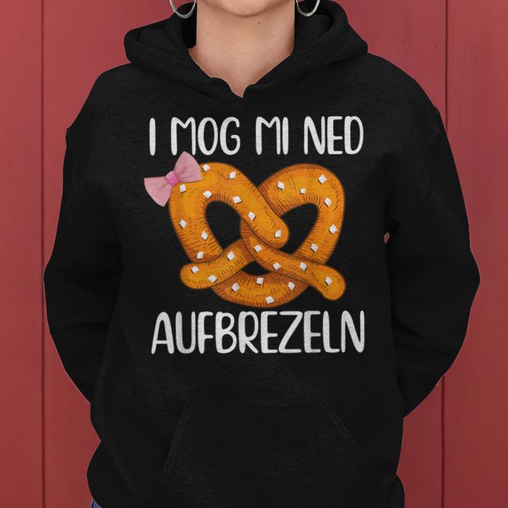 I Mog Mi Ned Aufbrezelnolksfest Beer Dirndl Costume S Kapuzenpullover für Damen