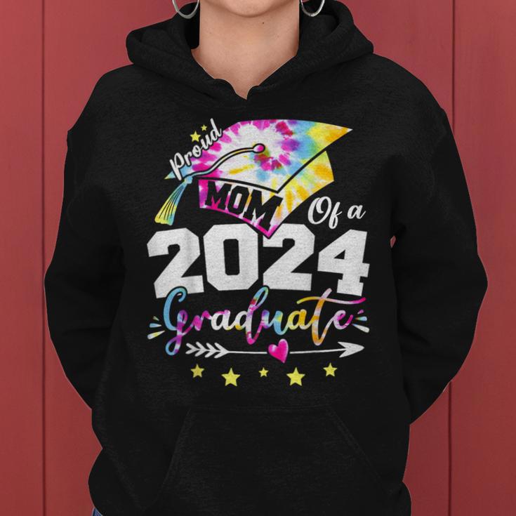 Mom Senior 2024 Proud Mom Of A Class Of 2024 Graduate Mothe Women Hoodie