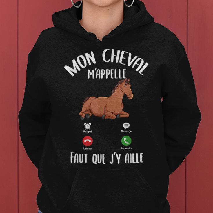 Sweat à Capuche "La Vie Est Mieux Avec Un Cheval" - Pour Fille Ado Passionnée D'équitation