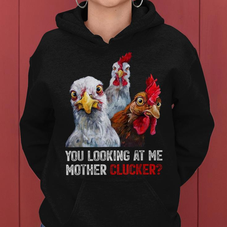 Mother Clucker Hen Humor Chicken For Chicken Lovers Women Hoodie