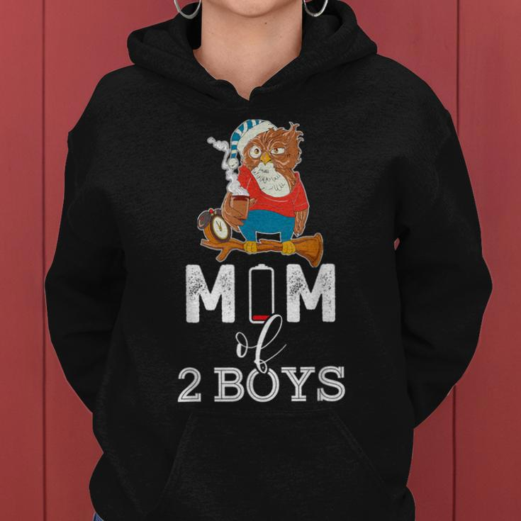 Mother Of Sons Mom Of Two Boys Mother Of Boys Women Hoodie