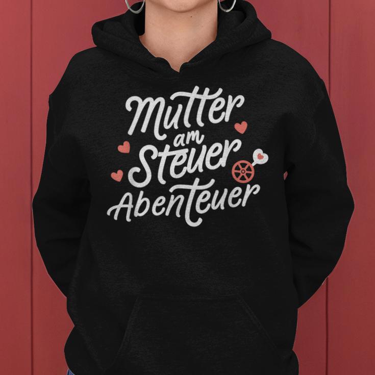 Mutter Am Steuer Abenteuer Lustig Spruch Mama Muttertag Kapuzenpullover für Damen