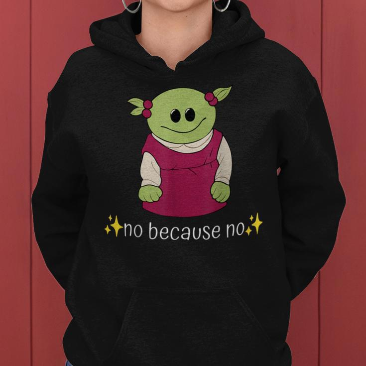 No Because No Who's That Wonderful Girl Women Hoodie
