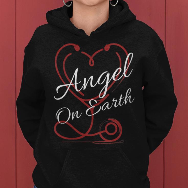 Nurse Cute Doctor er Angel On Earth Nurse Women Hoodie