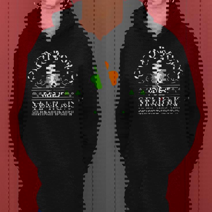 O'connor House Of Shenanigans Irish Family Name Women Hoodie
