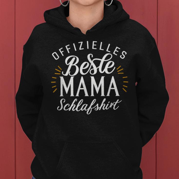 Offizielles Beste Mama-Schlaf Muttertag Lustig Mutter Kapuzenpullover für Damen