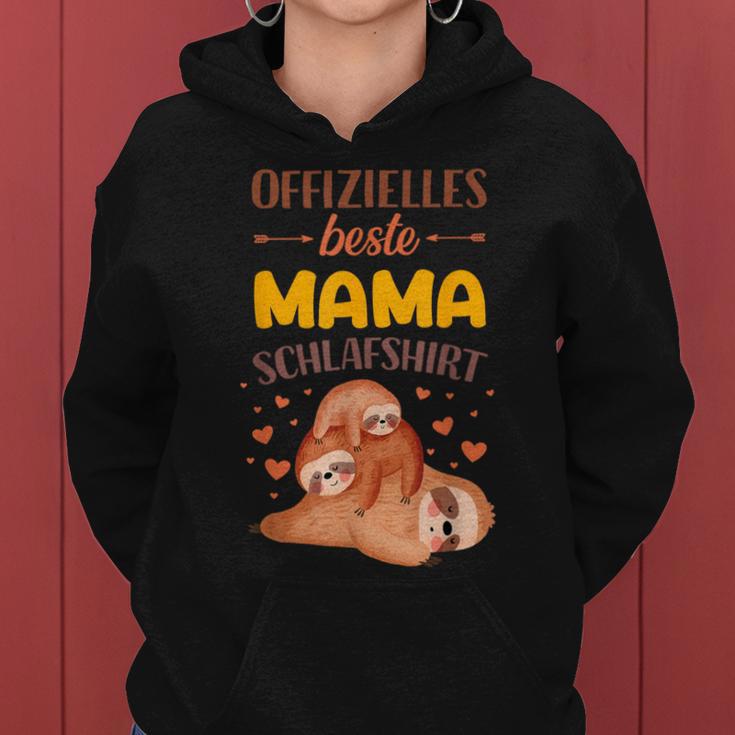 Offizielles Beste Mama Schlafanzug Faultier Muttertag Kapuzenpullover für Damen