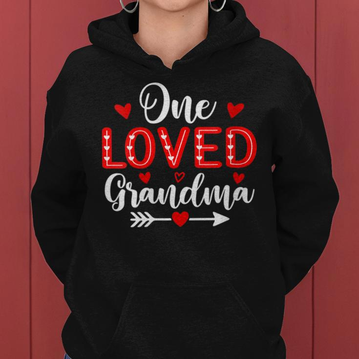One Loved Grandma Grandma Valentine's Day Women Hoodie