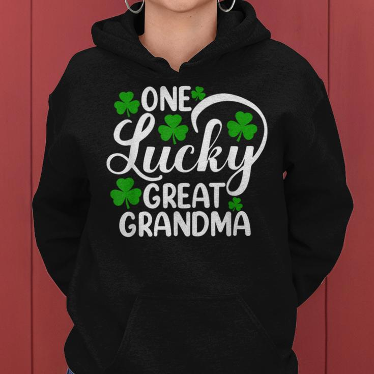One Lucky Great Grandma St Patrick's Day Shamrocks Women Hoodie