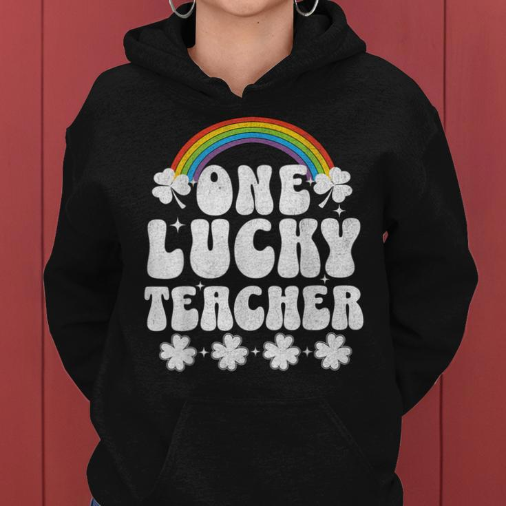 One Lucky Teacher St Patrick's Day Teacher Women Hoodie