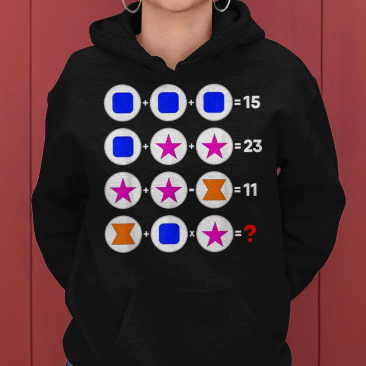 Order Of Operations Math Quiz Game Teacher Thanksgiving Women Hoodie