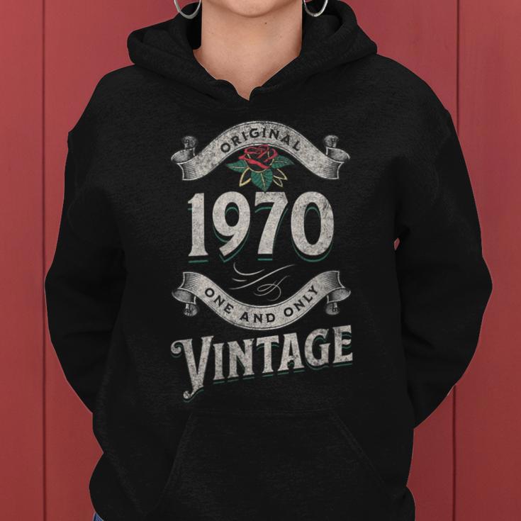 Original 1970 One And Only Vintage Men Birthday Women Hoodie