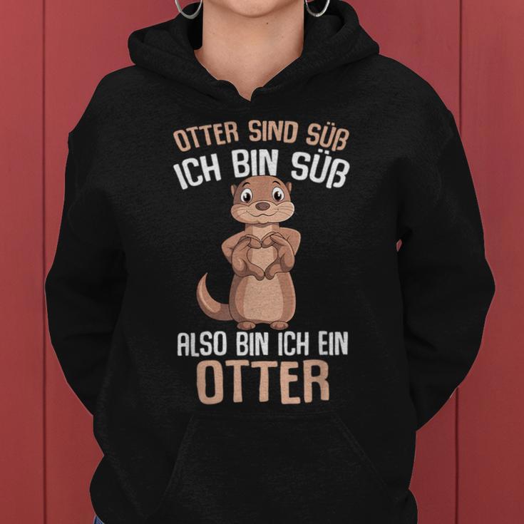 Otter Sind Süß Seeotter Children's Women's Girls' Kapuzenpullover für Damen