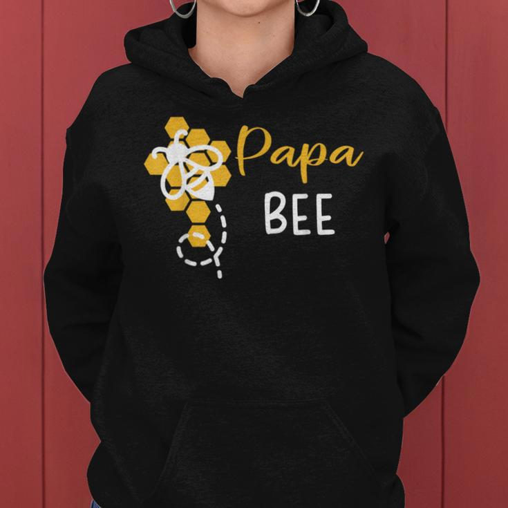 Papa Of The Bee 1St Birthday Outfit First Bee Day Family Women Hoodie
