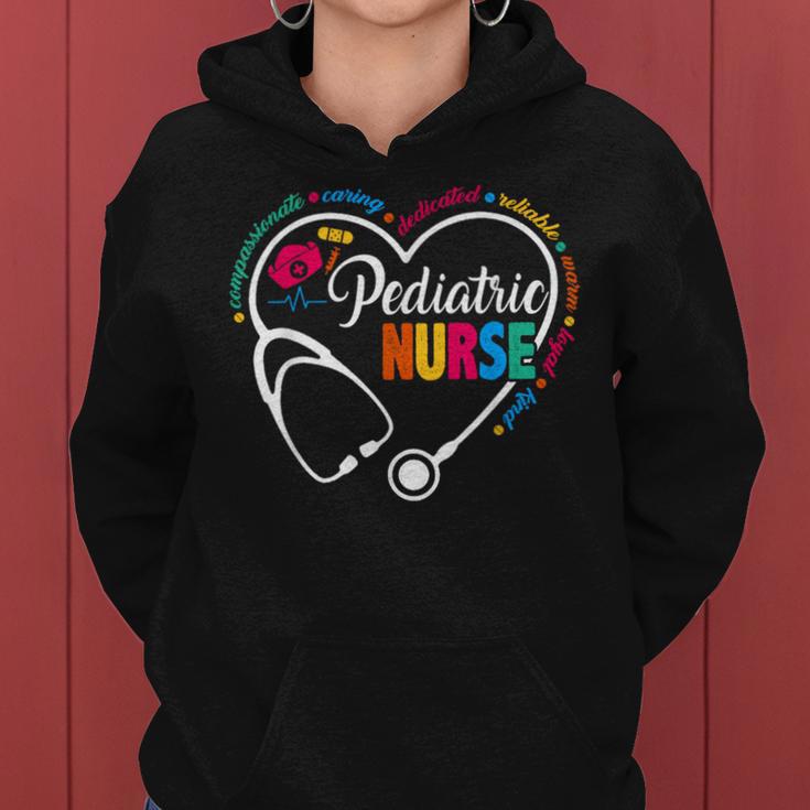 Pediatric Nurse Future Nurse Nursing School Nurse Life Women Hoodie