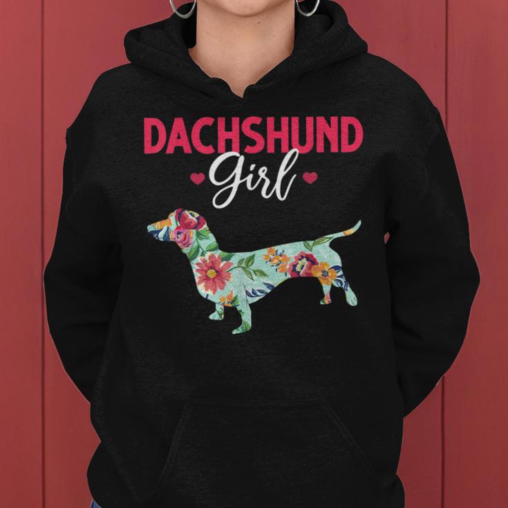 Pet Animal Wiener Sausage Dog Girls Vintage Dachshund Women Hoodie