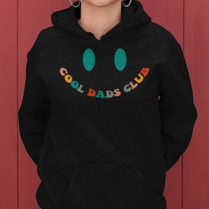 Pocket Cool Dads Club Retro Groovy Dad Father's Day Women Hoodie