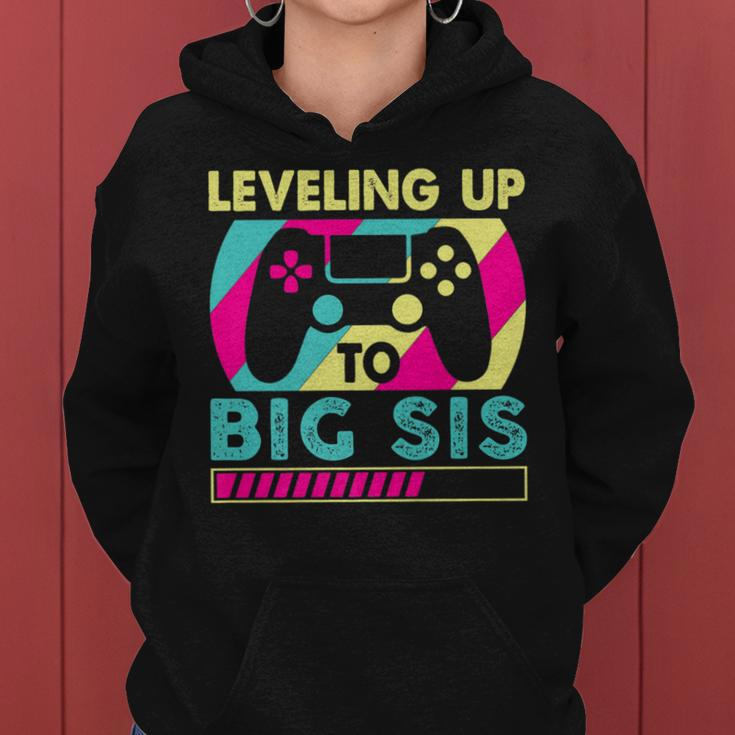 Promoted To Big Sister Leveling Up To Big Sis Women Hoodie