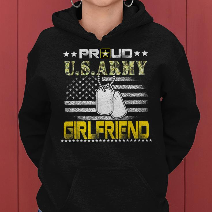 Proud US Army Girlfriend Military Pride Women Hoodie