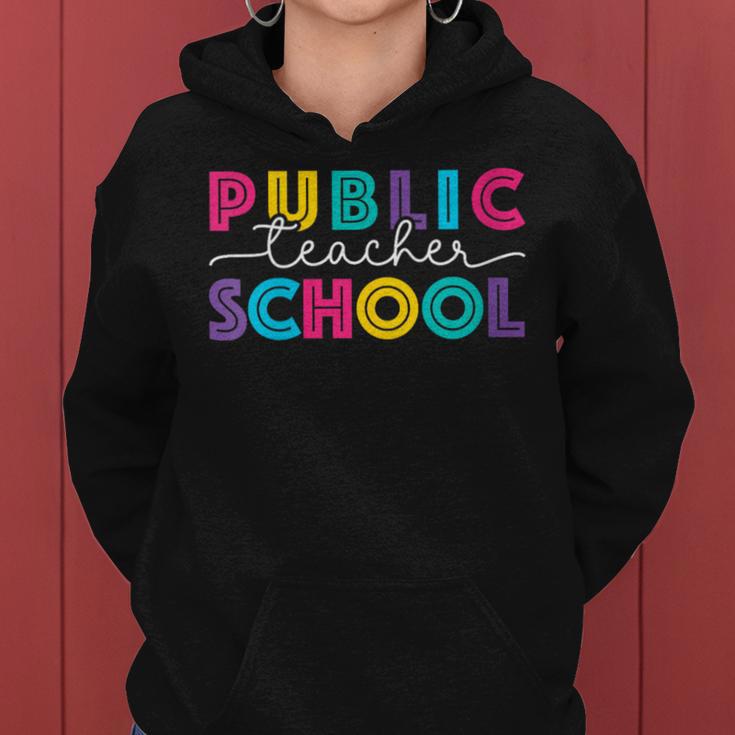 Public School Teacher Women Hoodie