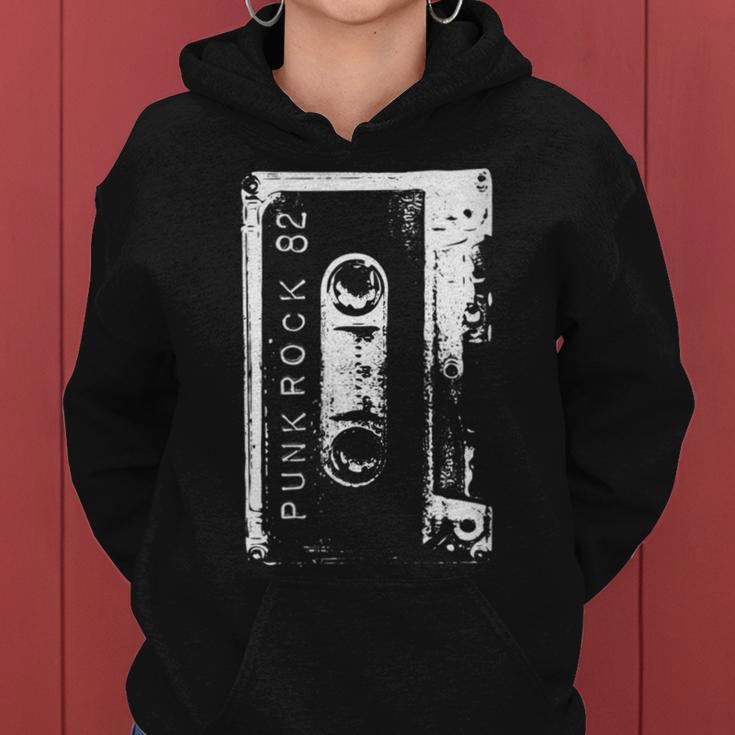 Punk Rock 80'S Concert Mixtape Vintage Women Hoodie