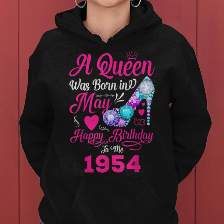 Queen Was Born In May 1954 Girl 67 Years Birthday Women Hoodie