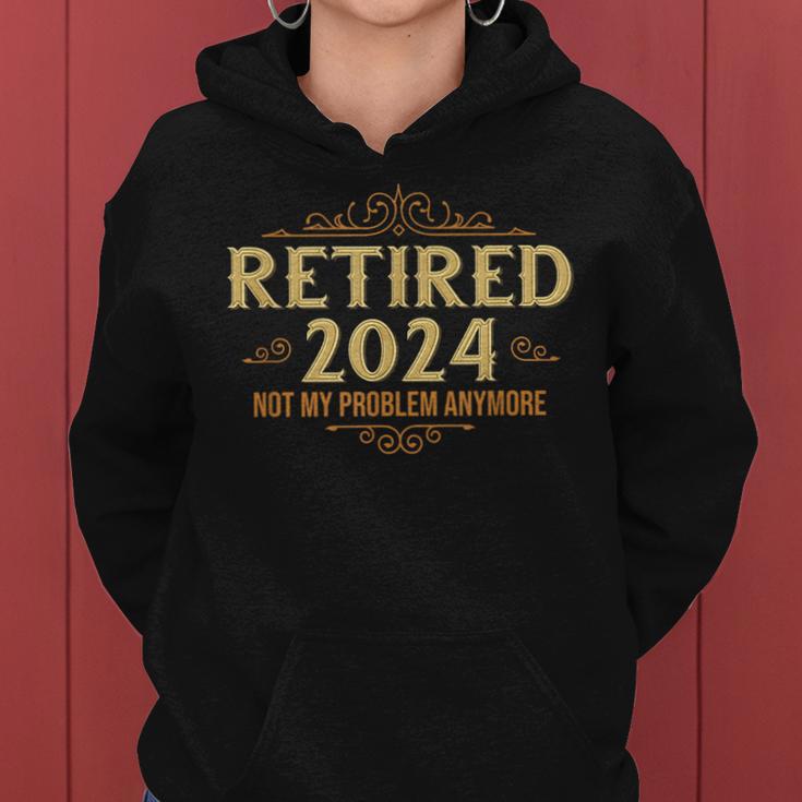 Retired 2024 Retirement For Men Women Hoodie