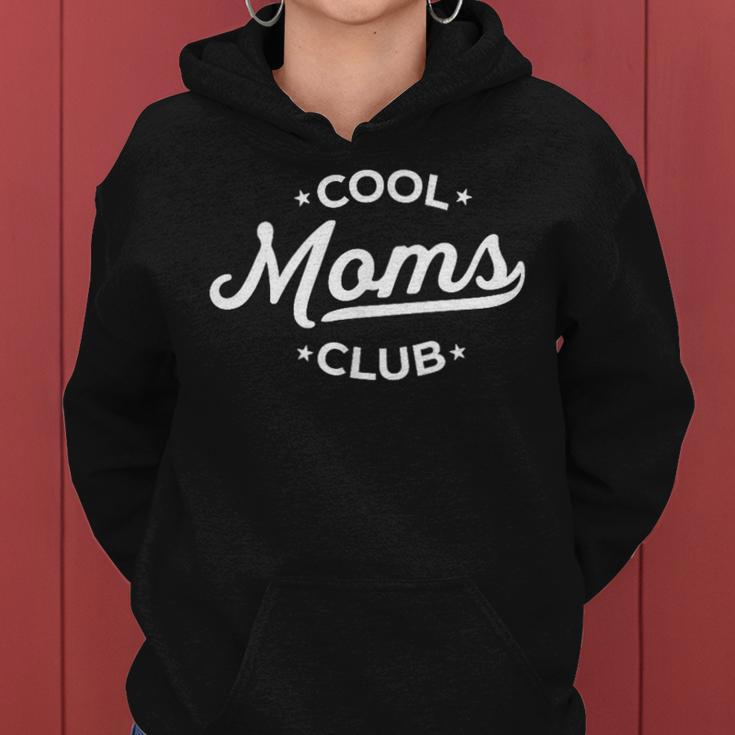 Retro Cool Moms Club Family Mom Pocket Women Hoodie
