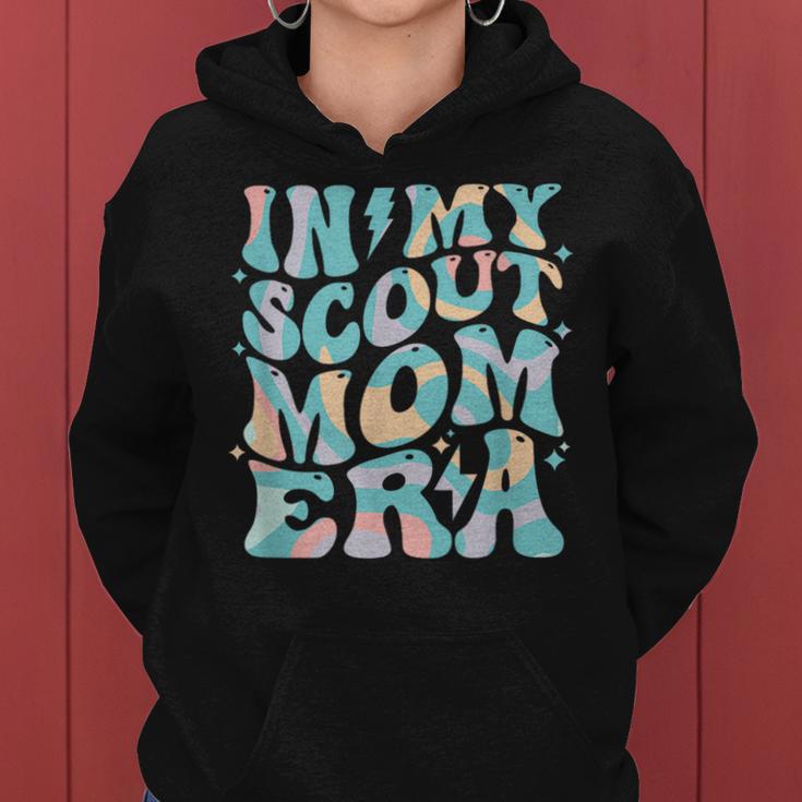 Retro Groovy In My Scout Mom Era Mother's Day Women Hoodie