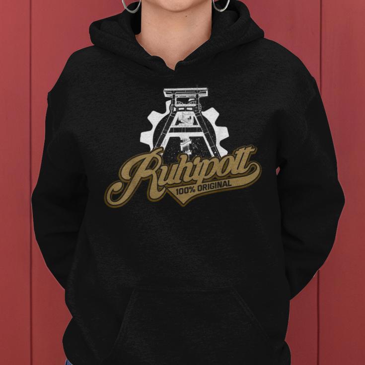 Ruhrpott Ruhrgebiet Zeche Mining Women's Pot Kapuzenpullover für Damen