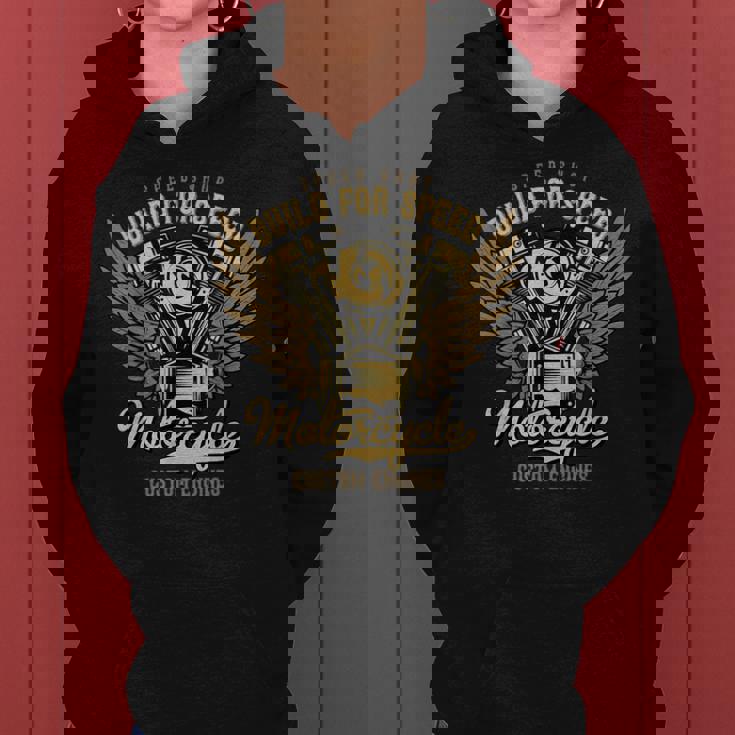 S Moteras Rockabilly Hombre Intage Motos Sudadera con capucha para mujer