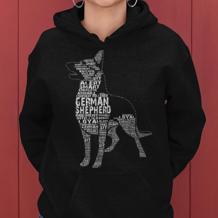 Schäferhund Mama Schäferhund Papa Hund Liebe-R Geschenk Kapuzenpullover für Damen