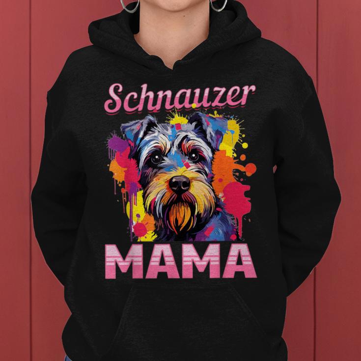 Schnauzer Dog Breed Pet Schnauzer Mama Kapuzenpullover für Damen