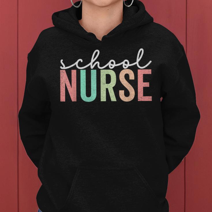 School Nurse Vintage Nurse Appreciation Nursing Healthcare Women Hoodie