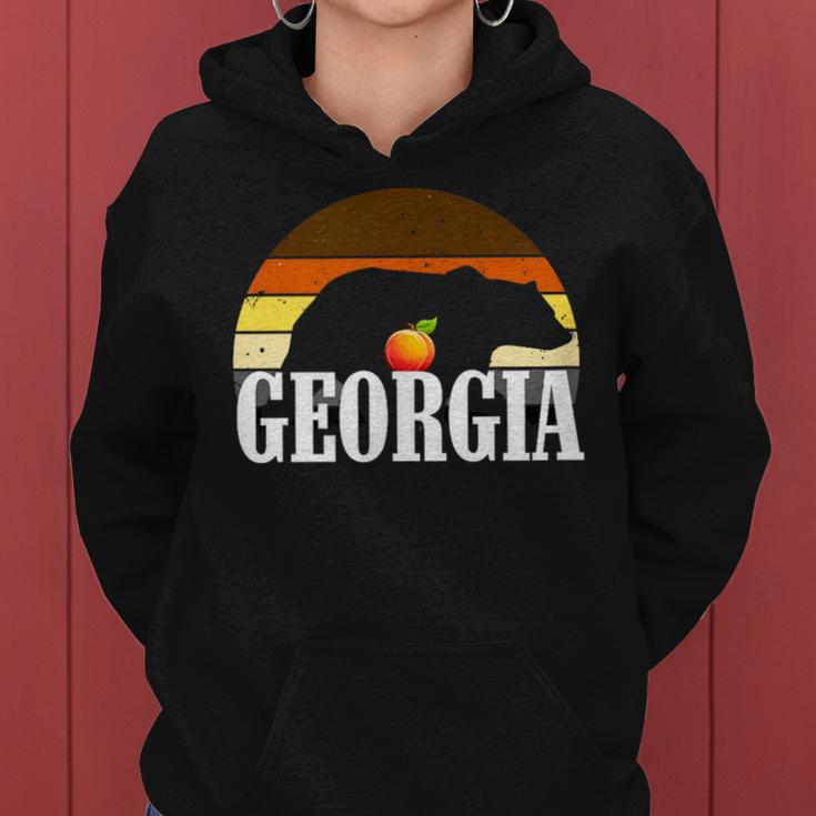 Schwuler Beefy Daddy Georgia Lgbtq Regenbogen Schwuler Papa Bear Pride Kapuzenpullover für Damen