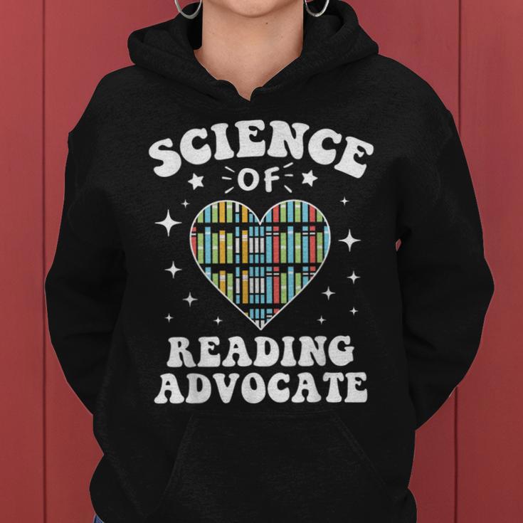 Science Of Reading Advocate Teacher Parent Literacy Women Hoodie