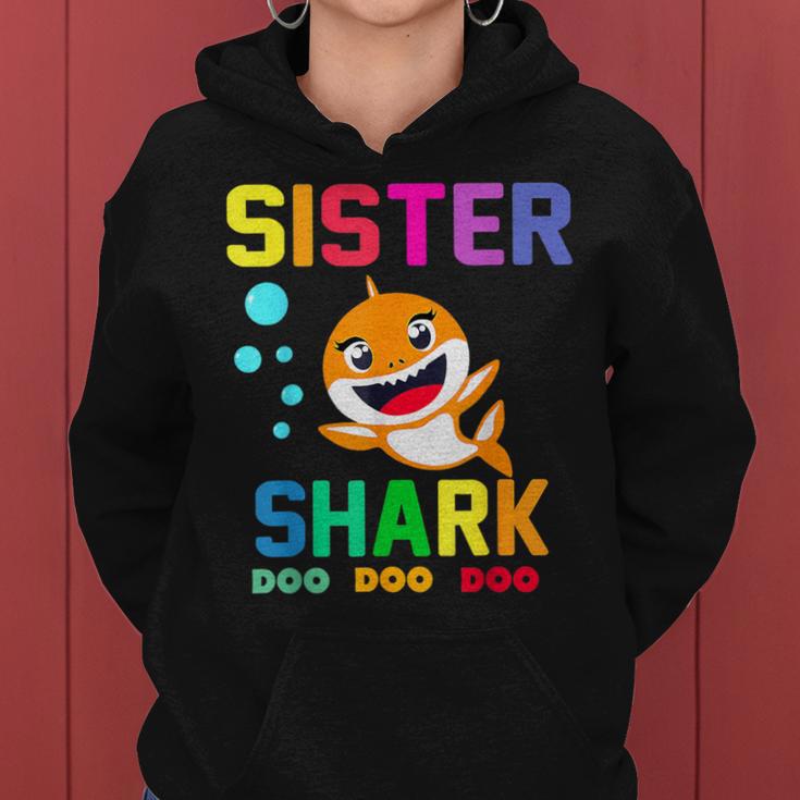 Sister Of The Shark Birthday Family Matching Birthday Women Hoodie