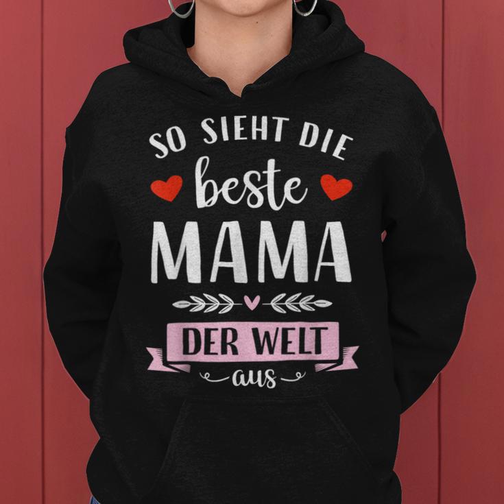 So Sieht Beste Mama Der Welt Aus Zum Muttertag Weihnachten Kapuzenpullover für Damen