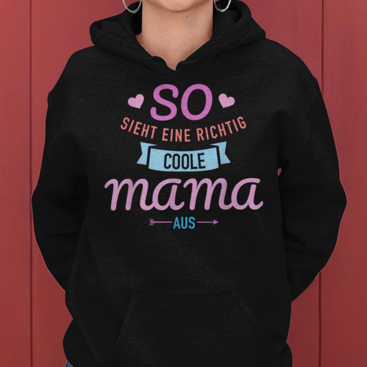 So Sieht Eine Richtig Coole Mama Aus Kapuzenpullover für Damen