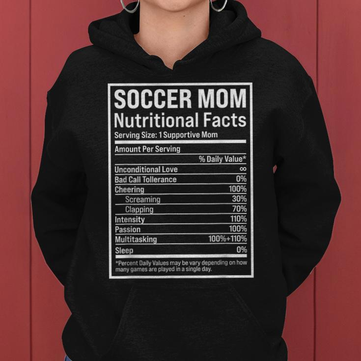 Soccer Mom Ball Mom Nutritional Facts 2021 Women Hoodie