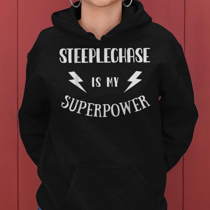 Splechase Is My Superpower Horse Racing Sarcastic Women Hoodie