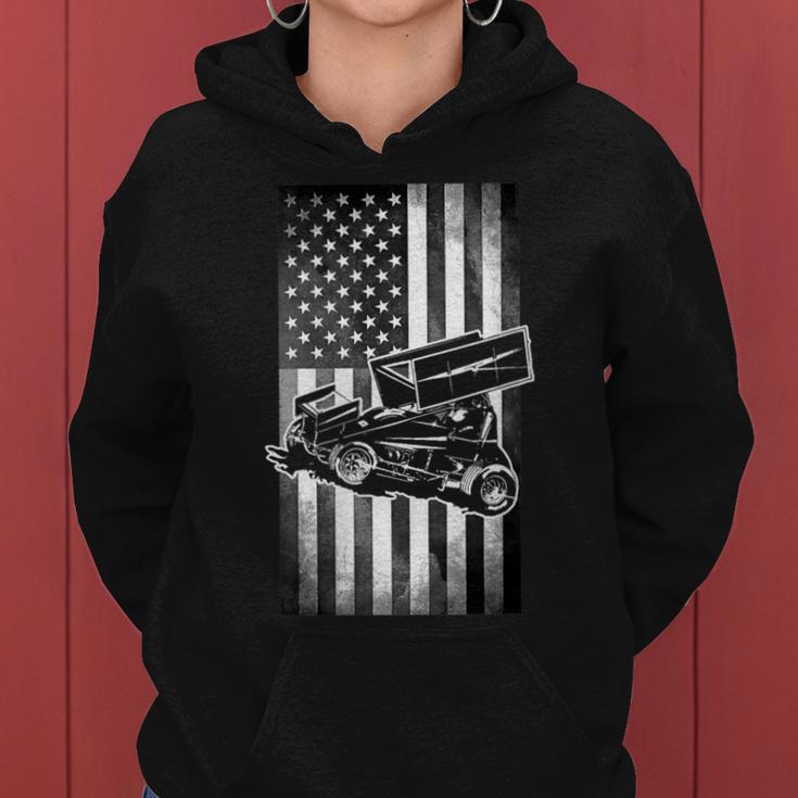 Sprint Car Racing Race Track Racer Women Hoodie