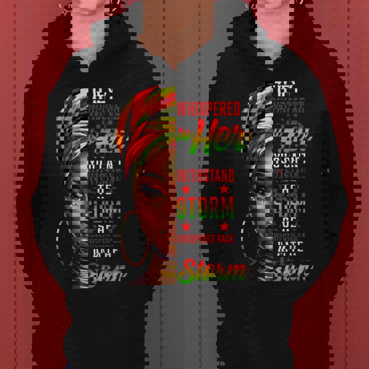 I Am The Storm Junenth Black History Month African Women Women Hoodie