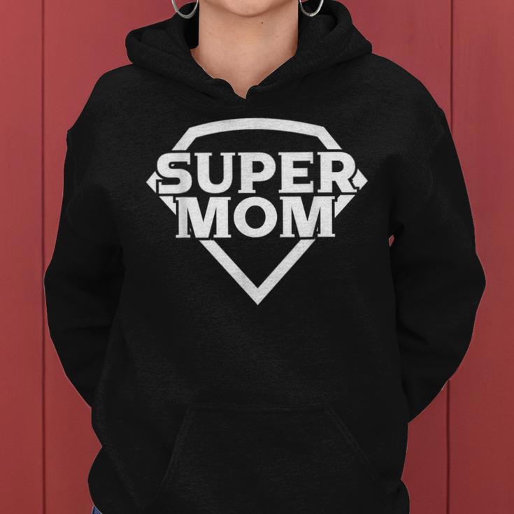 Super Mama Starke Frauen Beste Mama Superfrau Beste Mama Aller Zeiten Kapuzenpullover für Damen