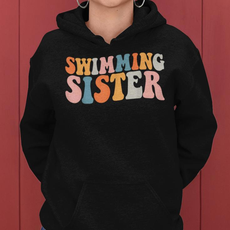 Swimming Sister Swimmer Pool Water Sport Hobby Women Hoodie