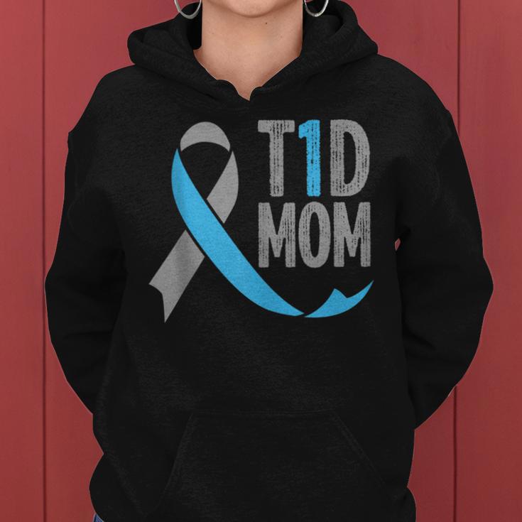 T1d Mom Diabetic For Women Type 1 Mom Diabetes Women Hoodie