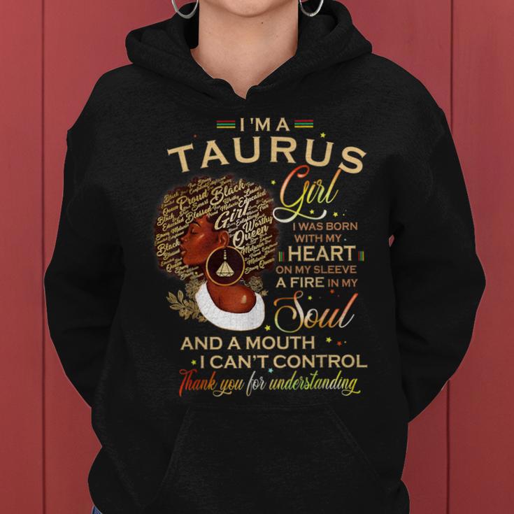 Taurus Girl For Black Melanin Afro Queen Women Hoodie