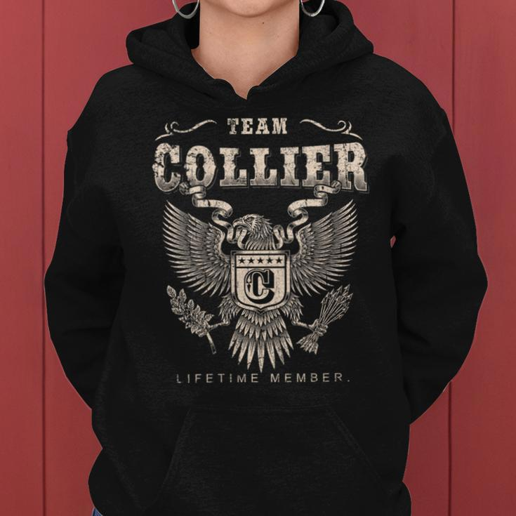 Team Collier Family Name Lifetime Member Women Hoodie