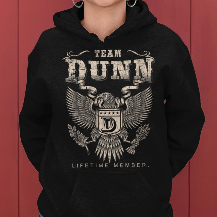 Team Dunn Family Name Lifetime Member Women Hoodie
